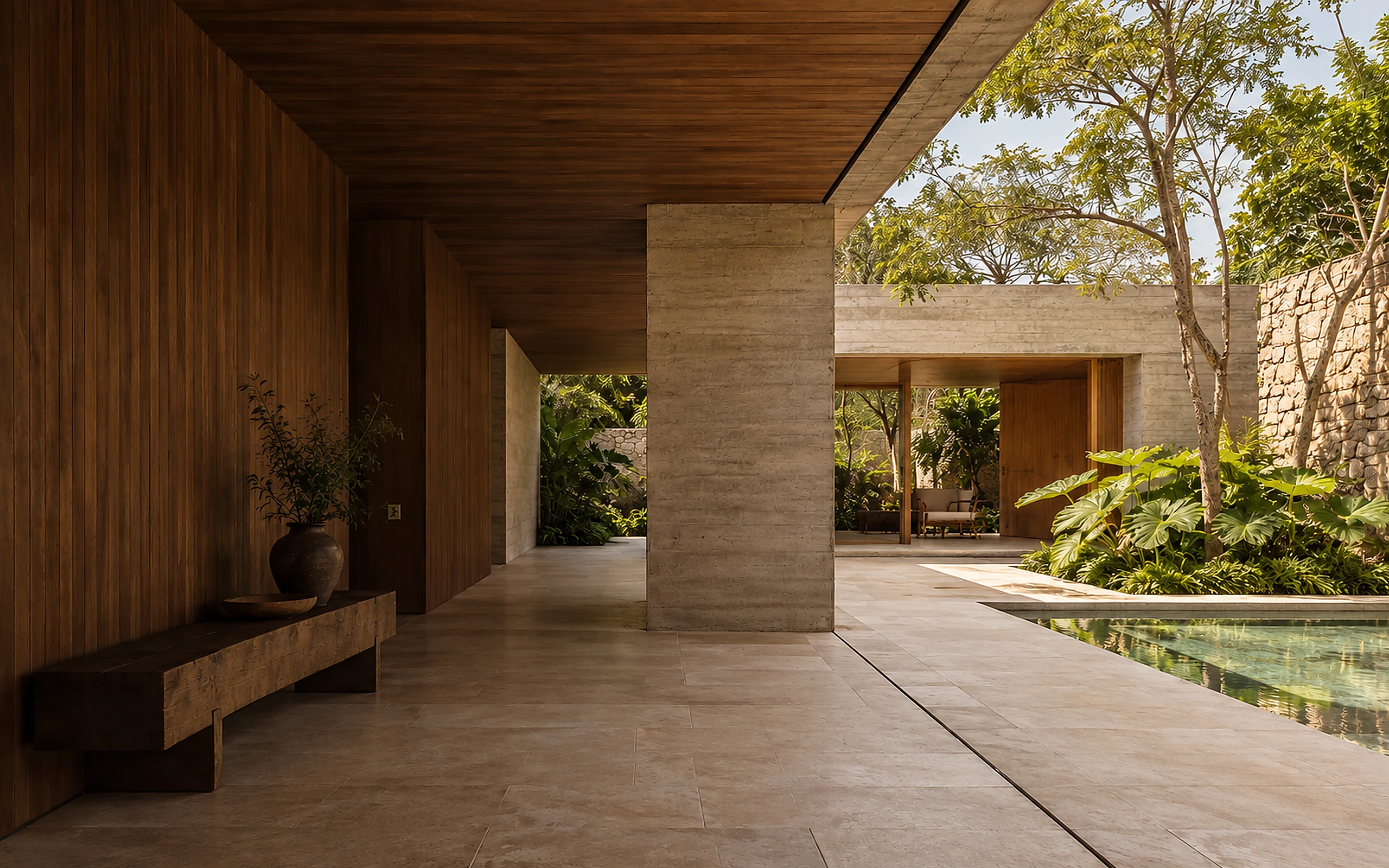 Arquitetura integrada à paisagem na direção visual da Vértice Flow